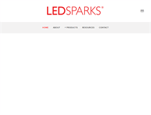 Tablet Screenshot of ledsparks.com